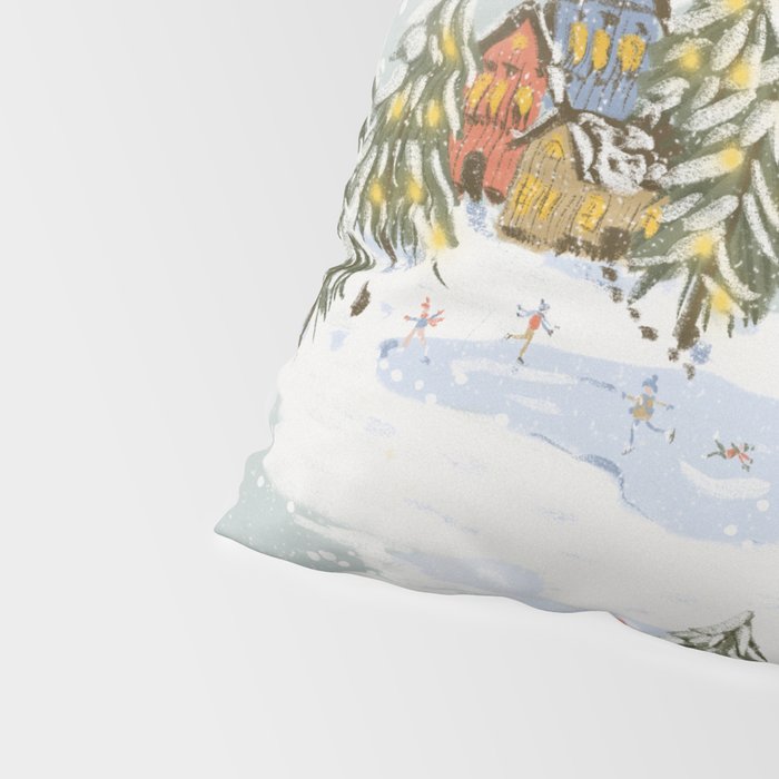 Winter wonderland illustration  Pillow Sham Gallery Image 4