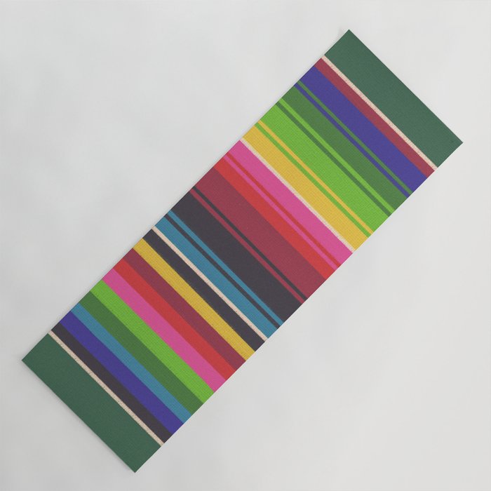 Folk abstract pattern #6 Yoga Mat Gallery Image 1