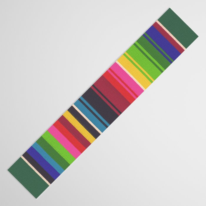 Folk abstract pattern #6 Table Runner Gallery Image 3