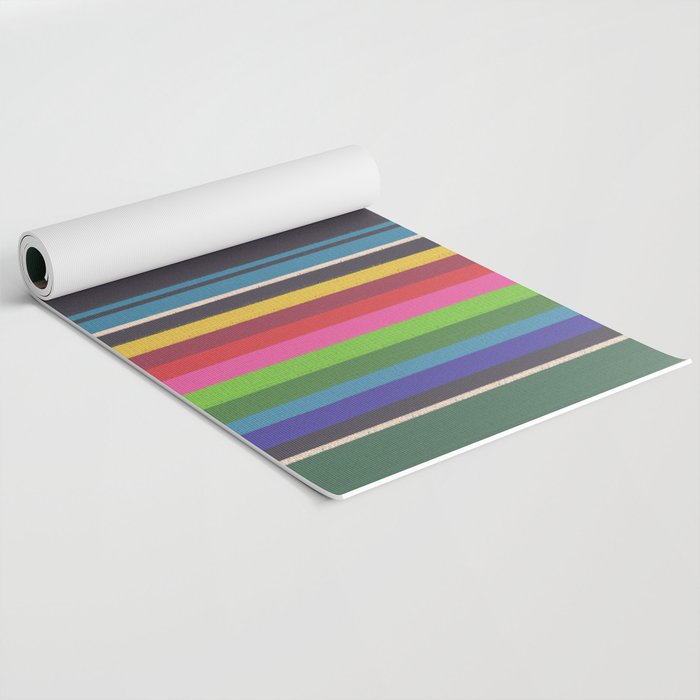 Folk abstract pattern #6 Yoga Mat Gallery Image 2