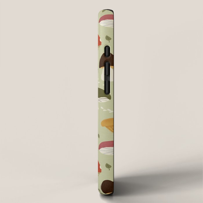 Whimsical Forest Mushrooms Pattern iPhone Case Gallery Image 2