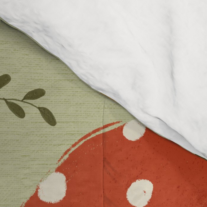 Whimsical Forest Mushrooms Pattern Comforter Gallery Image 4