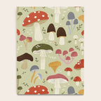 Whimsical Forest Mushrooms Pattern Notebook Gallery Image 4