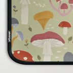 Whimsical Forest Mushrooms Pattern Laptop Sleeve Gallery Image 3