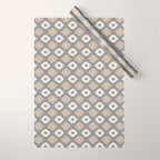 Geometric Aztec - Neutral Brown and Gray Wrapping Paper Gallery Image 1