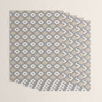 Geometric Aztec - Neutral Brown and Gray Wrapping Paper Gallery Image 3
