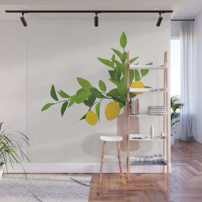 Lemon Branches III Wall Mural Gallery Image 1