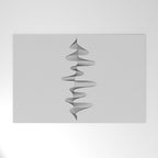 Abstract 80s Soundwave Art Music Audio black and white Musical design home wall bedroom decor Art Pr Welcome Mat Gallery Image 1