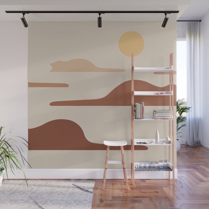Cat Landscape 27 Wall Mural Gallery Image 1