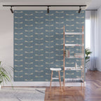 Dragonfly Pattern I Blue Wall Mural Gallery Image 1