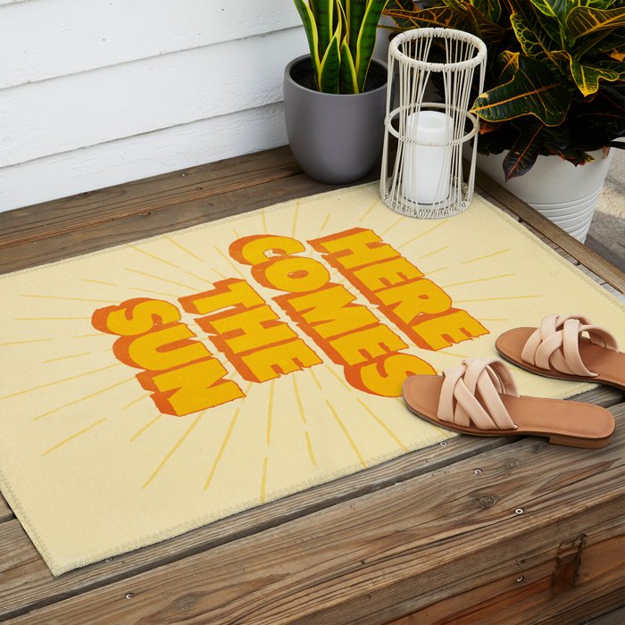 Here Comes The Sun | Sunburst Edition Outdoor Rug Gallery Image 2