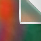Green and Red Gradient Textured artwork Wall Tapestry Gallery Image 3