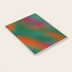 Green and Red Gradient Textured artwork Notebook Gallery Image 3