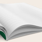 Green and Red Gradient Textured artwork Notebook Gallery Image 2
