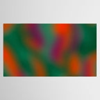 Green and Red Gradient Textured artwork Tablecloth Gallery Image 2