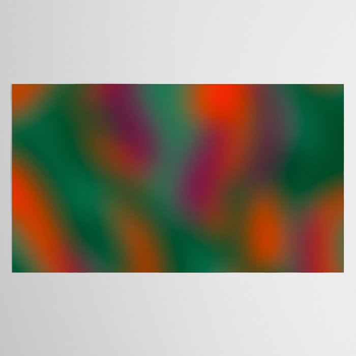 Green and Red Gradient Textured artwork Tablecloth Gallery Image 2