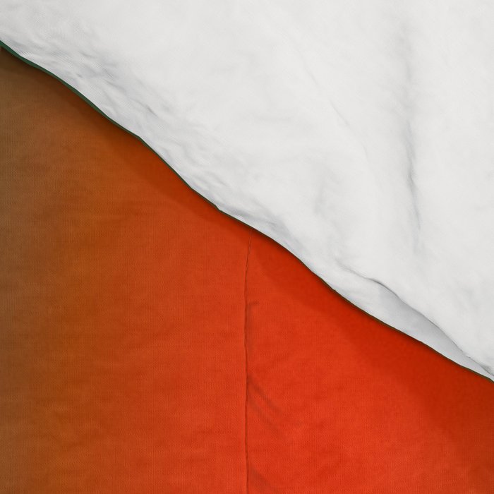 Green and Red Gradient Textured artwork Comforter Gallery Image 4