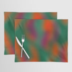Green and Red Gradient Textured artwork Placemat Gallery Image 1