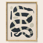 Black and White Snake Serving Tray Gallery Image 1