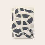 Black and White Snake Bath Mat Gallery Image 1