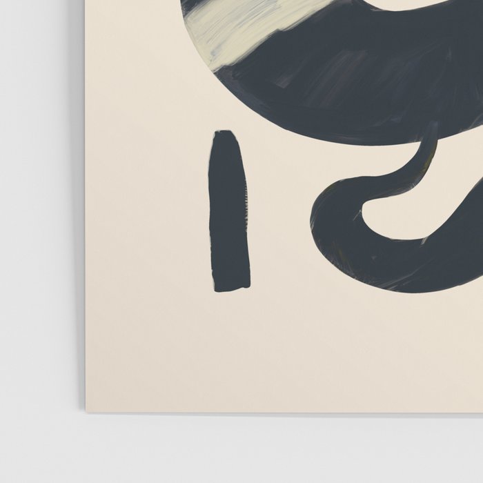 Black and White Snake Poster Gallery Image 3