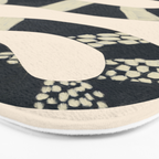 Black and White Snake Bath Mat Gallery Image 3