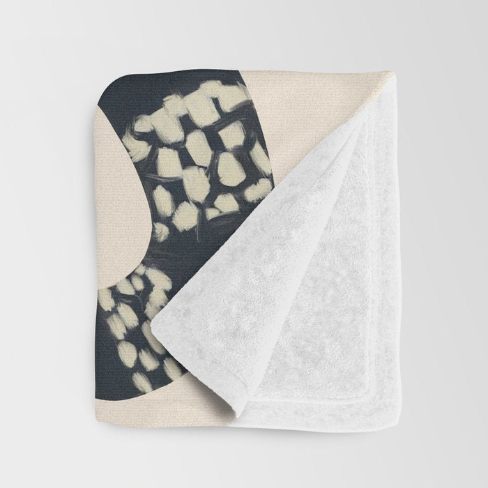 Black and White Snake Throw Blanket Gallery Image 3