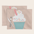 Ice Cream (Peach) Placemat Gallery Image 1
