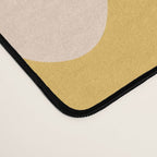Retro Floral - Earthy colors - yellow mostard Desk Mat Gallery Image 4