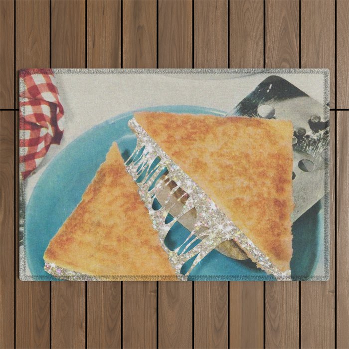 Grilled Glitter Sandwich - Eat Fashionably Outdoor Rug Gallery Image 1
