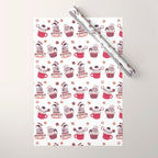Cookie & cream & penguin Wrapping Paper Gallery Image 1