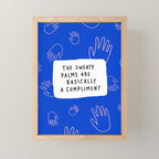 Sweaty Palms Mini Art Print Gallery Image 1