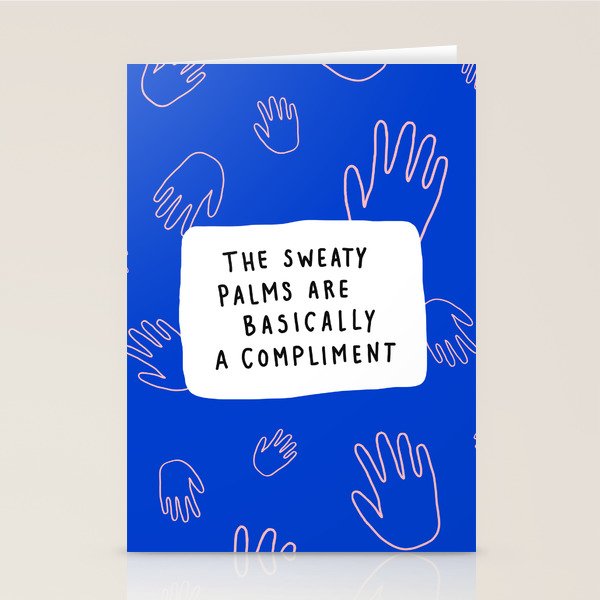 Sweaty Palms Stationery Card Gallery Image 1
