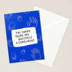 Sweaty Palms Stationery Card Gallery Image 2