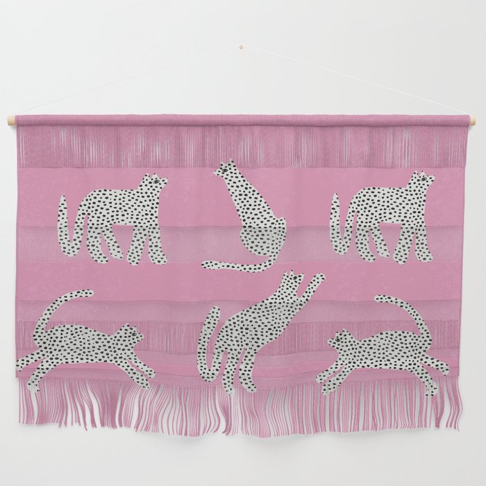 Pink Leopard Wall Hanging Gallery Image 1