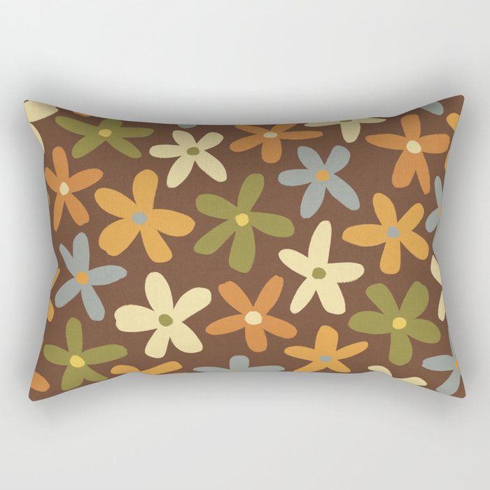 Tiny Flower Pattern #2 Rectangular Pillow Gallery Image 2