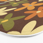 Tiny Flower Pattern #2 Bath Mat Gallery Image 3