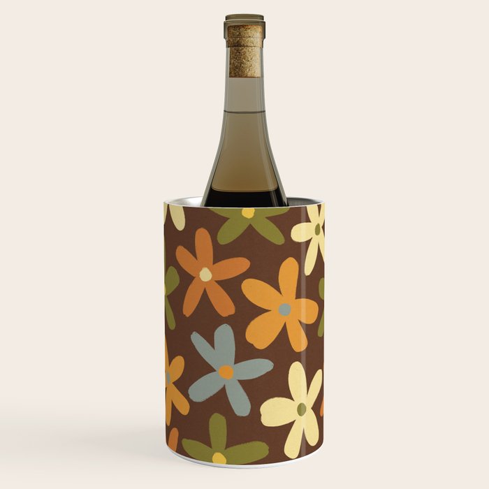 Tiny Flower Pattern #2 Wine Chiller Gallery Image 2
