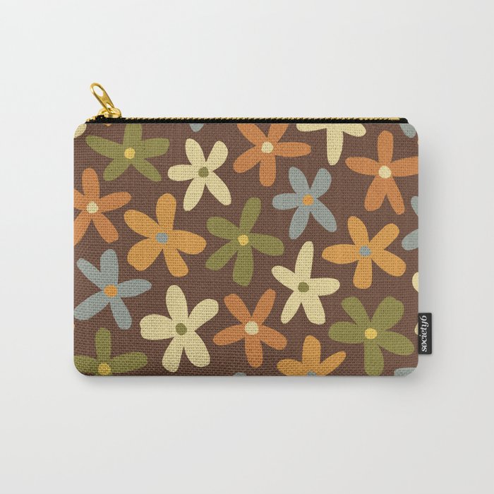 Tiny Flower Pattern #2 Carry All Pouch Gallery Image 1