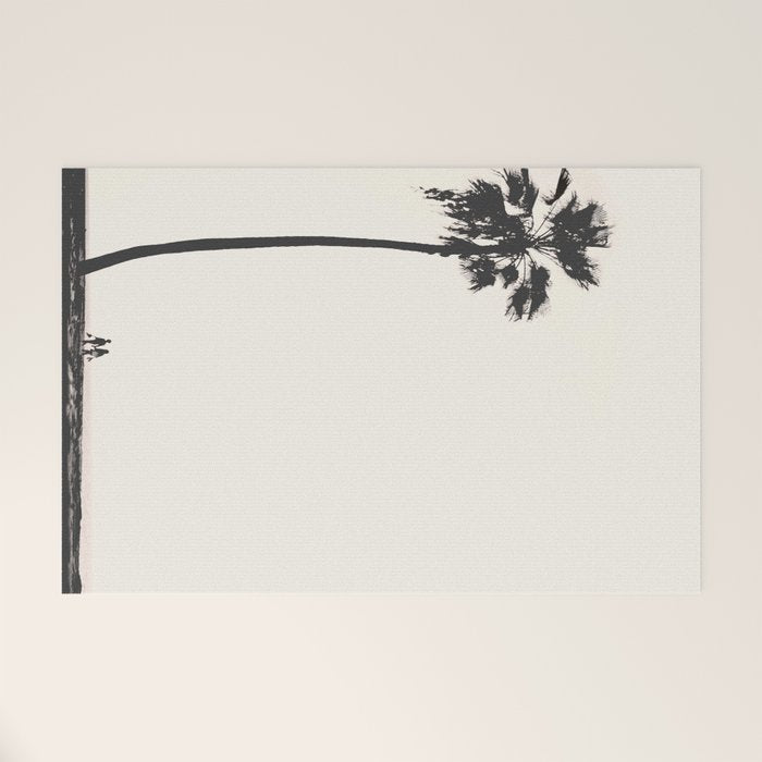 Moment under the coast palm tree Welcome Mat Gallery Image 1