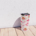 Pink flowers of peonies Travel Mug Gallery Image 4