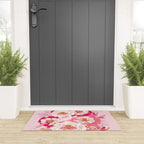 Pink flowers of peonies Welcome Mat Gallery Image 3