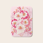 Pink flowers of peonies Bath Mat Gallery Image 1
