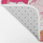 Pink flowers of peonies Bath Mat Gallery Image 2