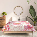 Pink flowers of peonies Comforter Gallery Image 3