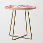 Pink flowers of peonies Side Table Gallery Image 1