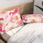 Pink flowers of peonies Pillow Sham Gallery Image 2
