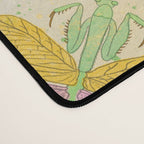 Whimsical Praying Mantis Retro Colors  Desk Mat Gallery Image 4