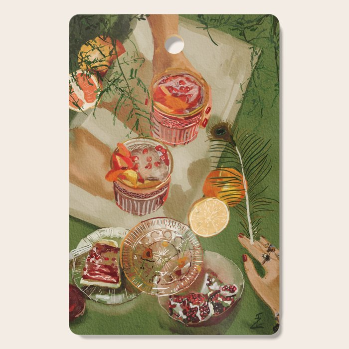 The magic of pomegranate cocktails Cutting Board Gallery Image 1