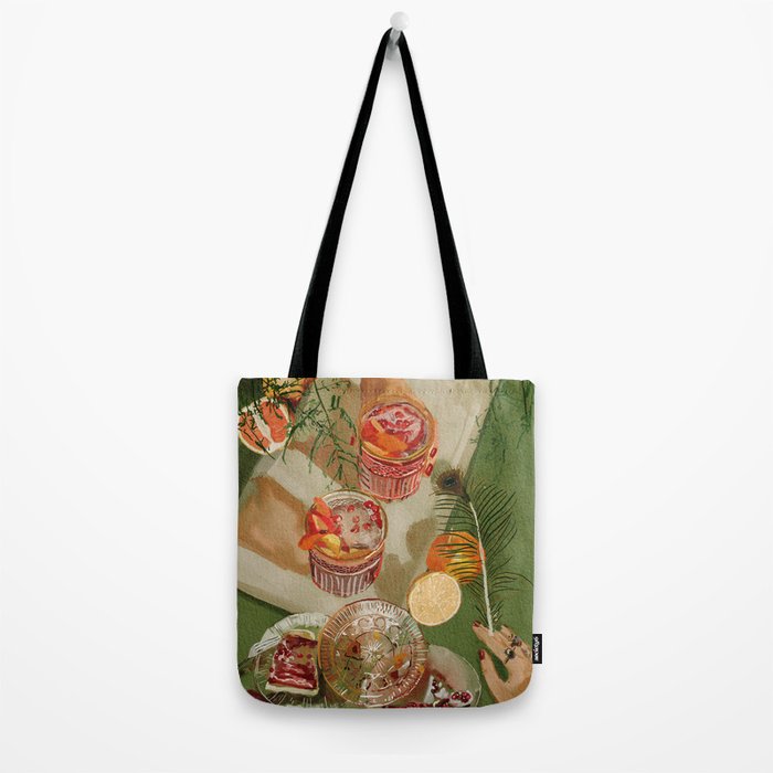 The magic of pomegranate cocktails Tote Bag Gallery Image 2